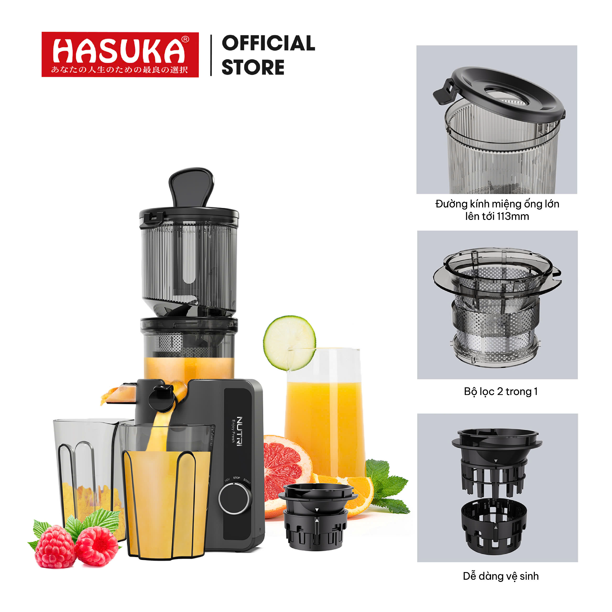 MÁY ÉP CHẬM HASUKA HSK-788