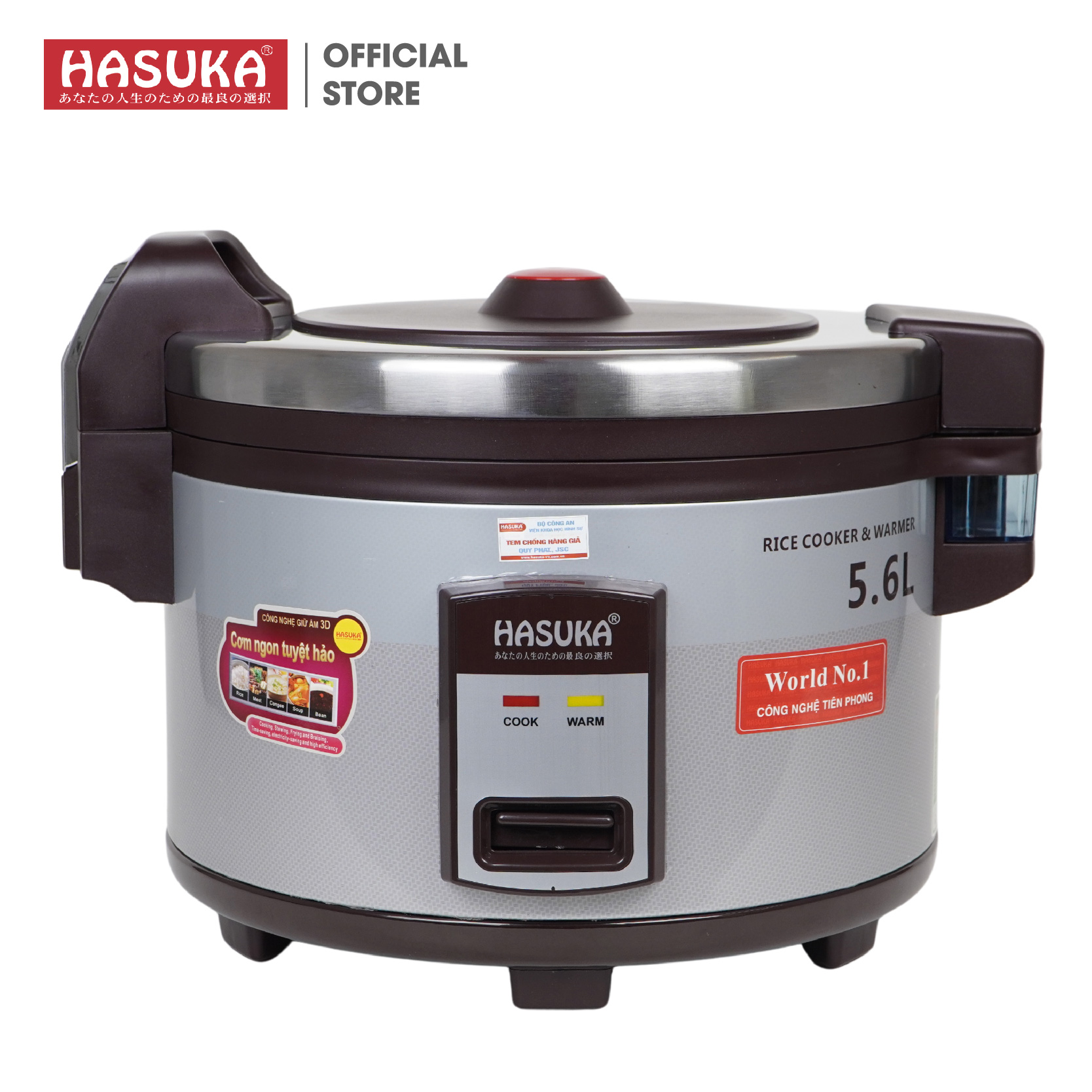 NỒI CƠM ĐIỆN CÔNG NGHIỆP HASUKA HSK-989