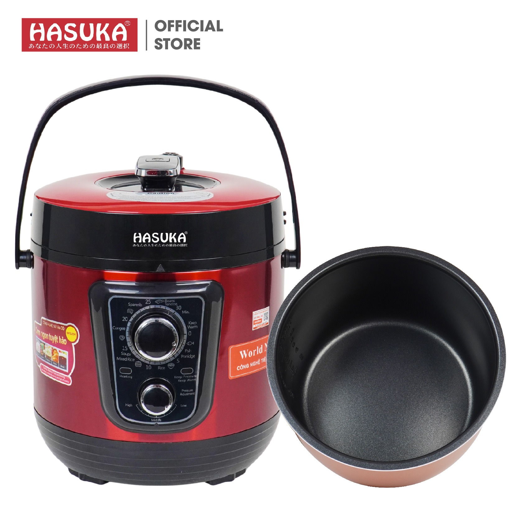 Mẹo Vệ Sinh Nồi Áp Suất Điện HASUKA HSK-986