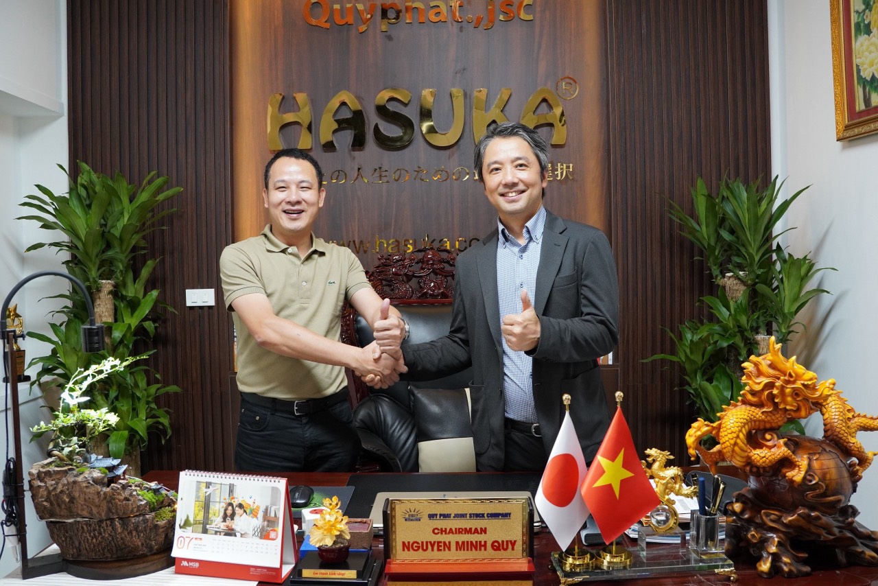 CHUYÊN GIA NHẬT TỚI THĂM VÀ HỢP TÁC CÙNG HASUKA